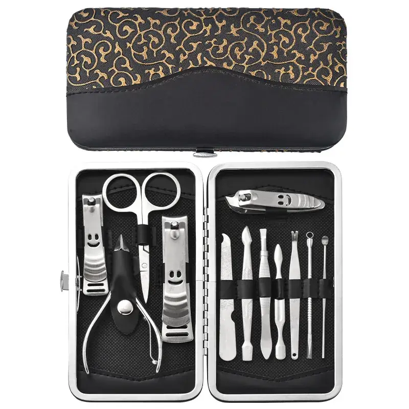 Stainless Steel Nail Clippers Set 12 Pieces - Image 2