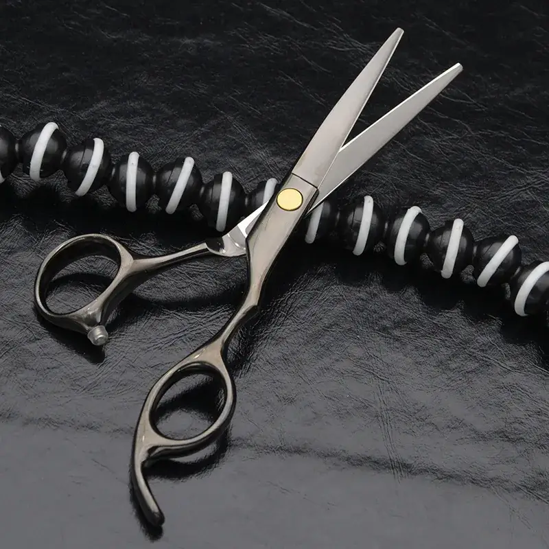 Professional Hair Cutting Scissors Black Set - Image 10