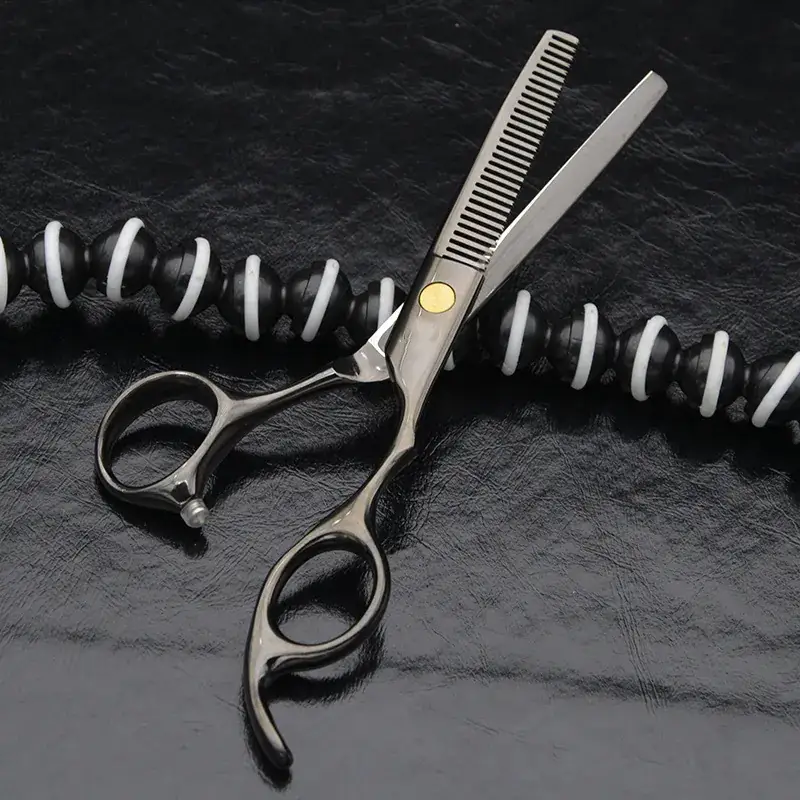 Professional Hair Cutting Scissors Black Set - Image 2
