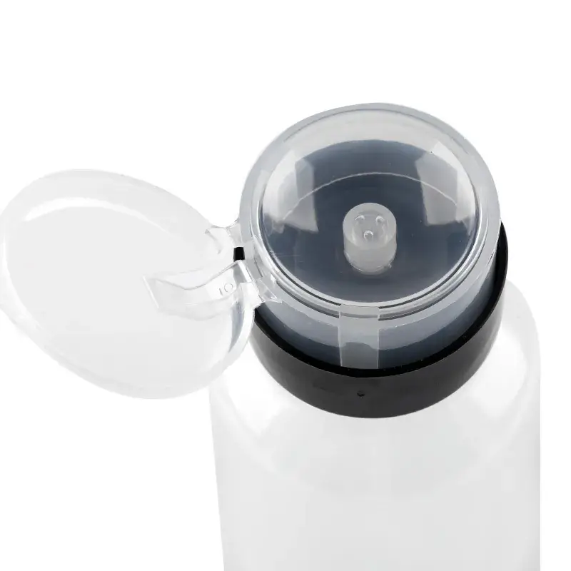 Nail Polish Remover Press Bottle 210ml with Lock