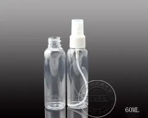 60ml Transparent PET Spray Bottle Split Design - Image 3