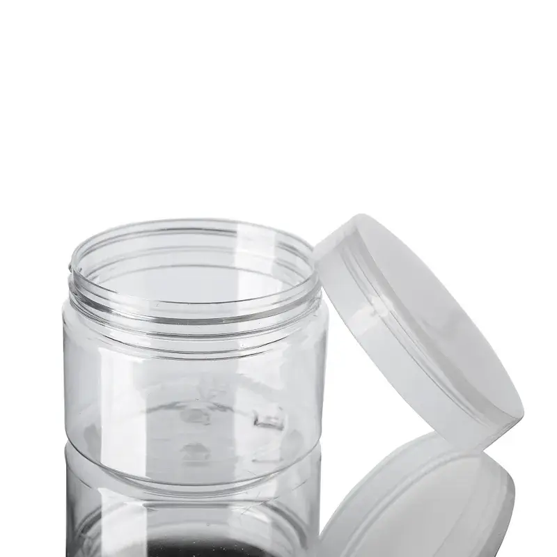 PET Transparent Cream Bottles 150ml Wide Mouth - Image 2