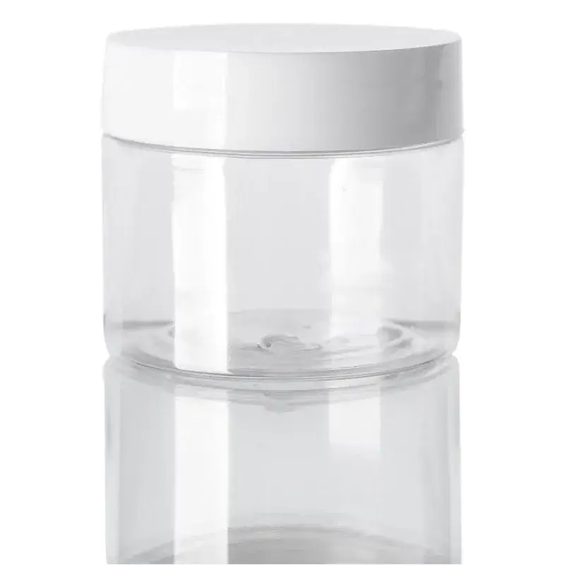 PET Transparent Cream Bottles 150ml Wide Mouth
