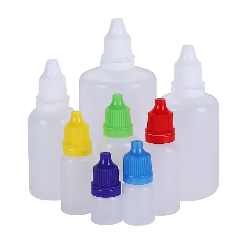 5ml Eye Drops Bottle 3-Piece Set Anti-Theft Cover Plastic - Image 5