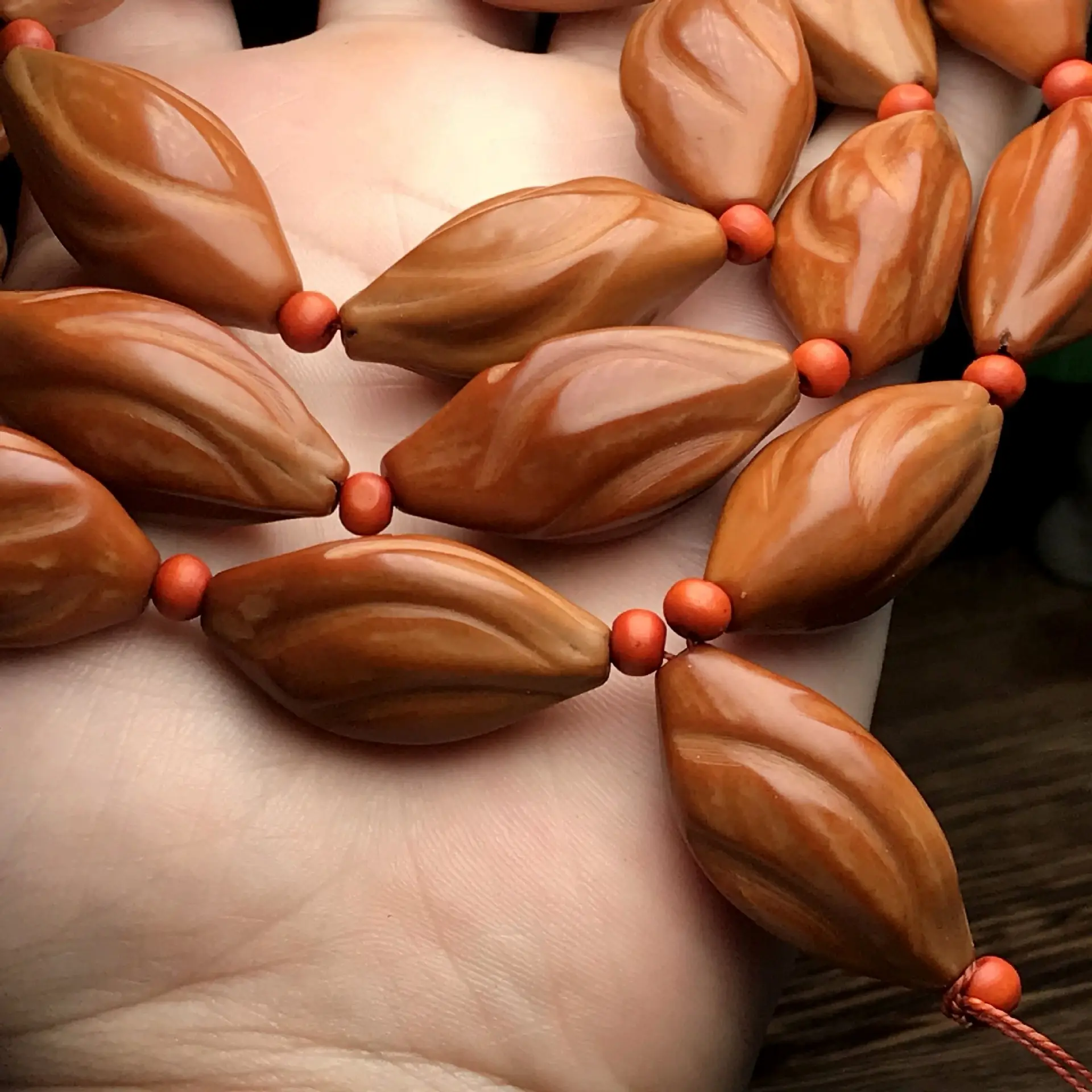 Old Oil Kernel Gan Kun Su Beads Long Star Moon King Kong Accessories Handheld Neck Hanging Buddha Bead Bracelet