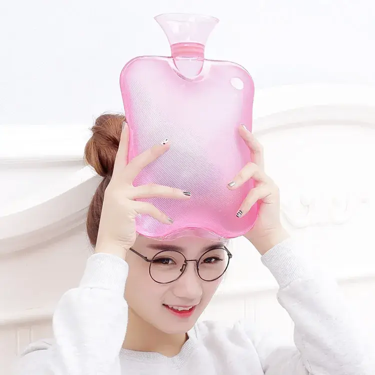 2000ML PVC Hot Water Bag Plush Warm Hand warmer - Image 5