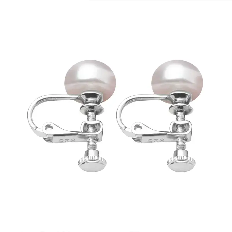 Genuine Pearl Earrings for Women with No Earhole - Image 5