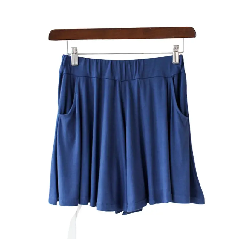 Women Yellow Modal Shorts Summer Casual Plus Size - Image 11