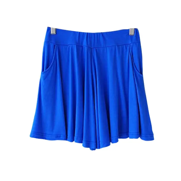 Women Yellow Modal Shorts Summer Casual Plus Size - Image 7