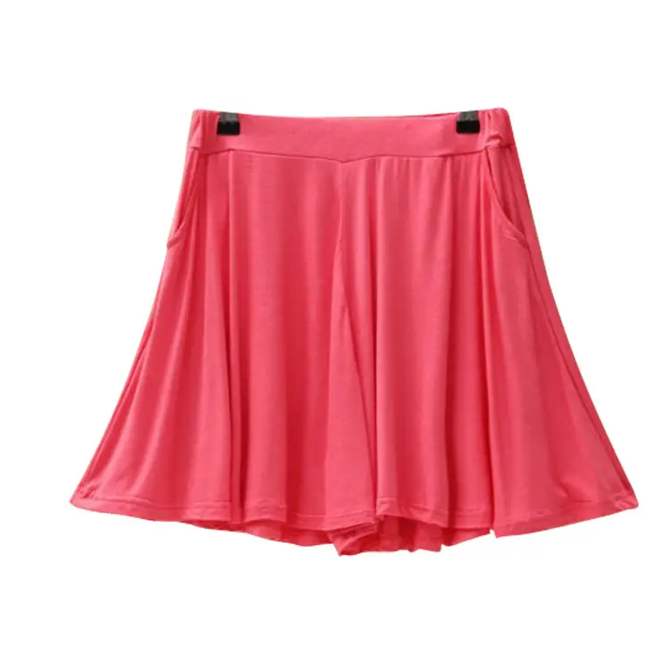 Women Yellow Modal Shorts Summer Casual Plus Size - Image 8