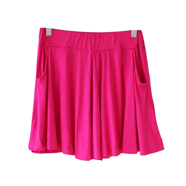 Women Yellow Modal Shorts Summer Casual Plus Size - Image 9