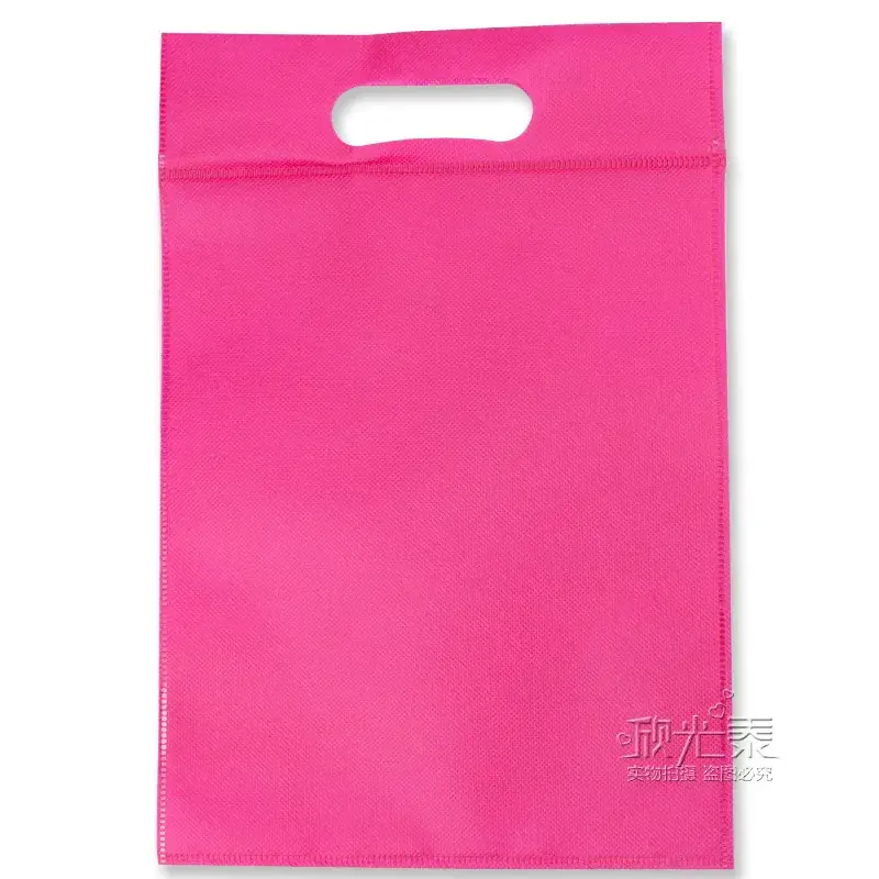 Pink Non-Woven Student Packing Bag with Lace Trim - Image 5