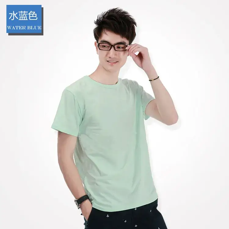 Men White Lycra Cotton Round Neck T-Shirt - Image 13