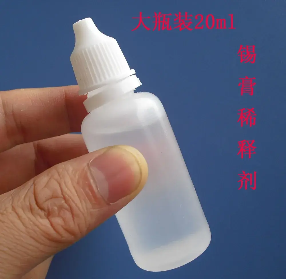 Lead-Free SMT Solder Paste Thinner 20ML Transparent