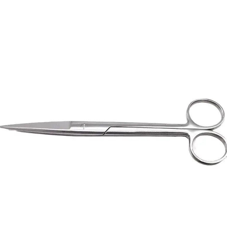 Stainless Steel Medical Scissors 18CM Straight Tip