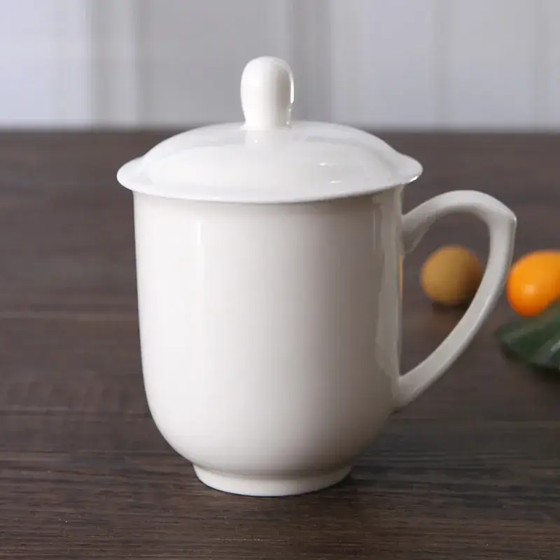 Pure White Large V Cup Mug for Coffee & Milk — feature 10