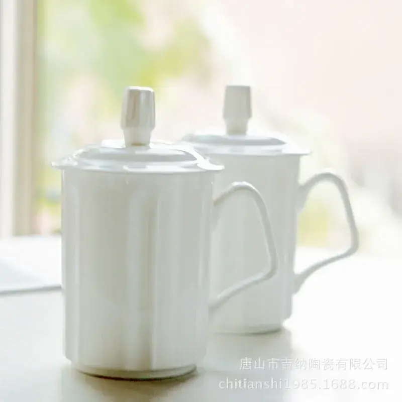 Pure White Large V Cup Mug for Coffee & Milk — feature 12