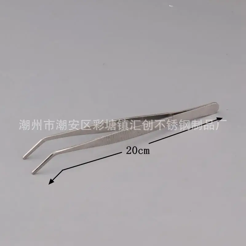 Stainless Steel Round Head Tweezers 20cm Thickened - Image 2