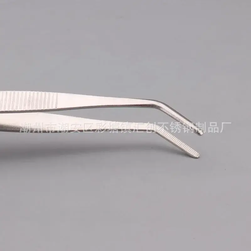Stainless Steel Round Head Tweezers 20cm Thickened - Image 3