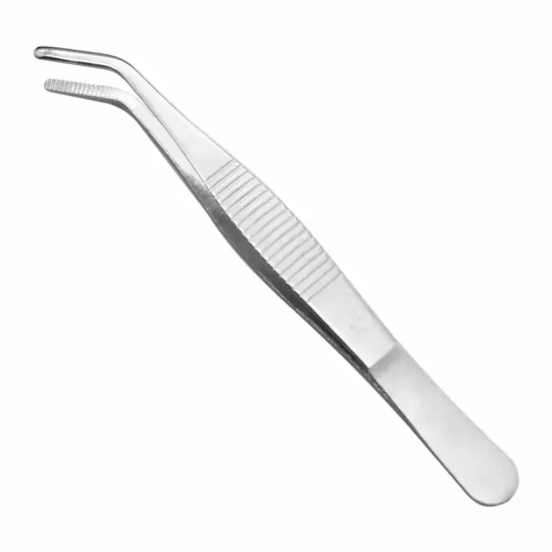 Stainless Steel Round Head Tweezers 20cm Thickened - Image 5