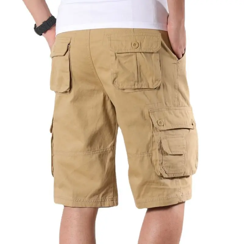 Plus Size Workwear Shorts Olive Green Large