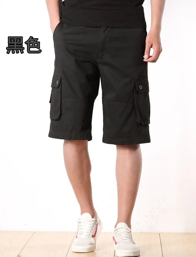 Plus Size Workwear Shorts Olive Green Large