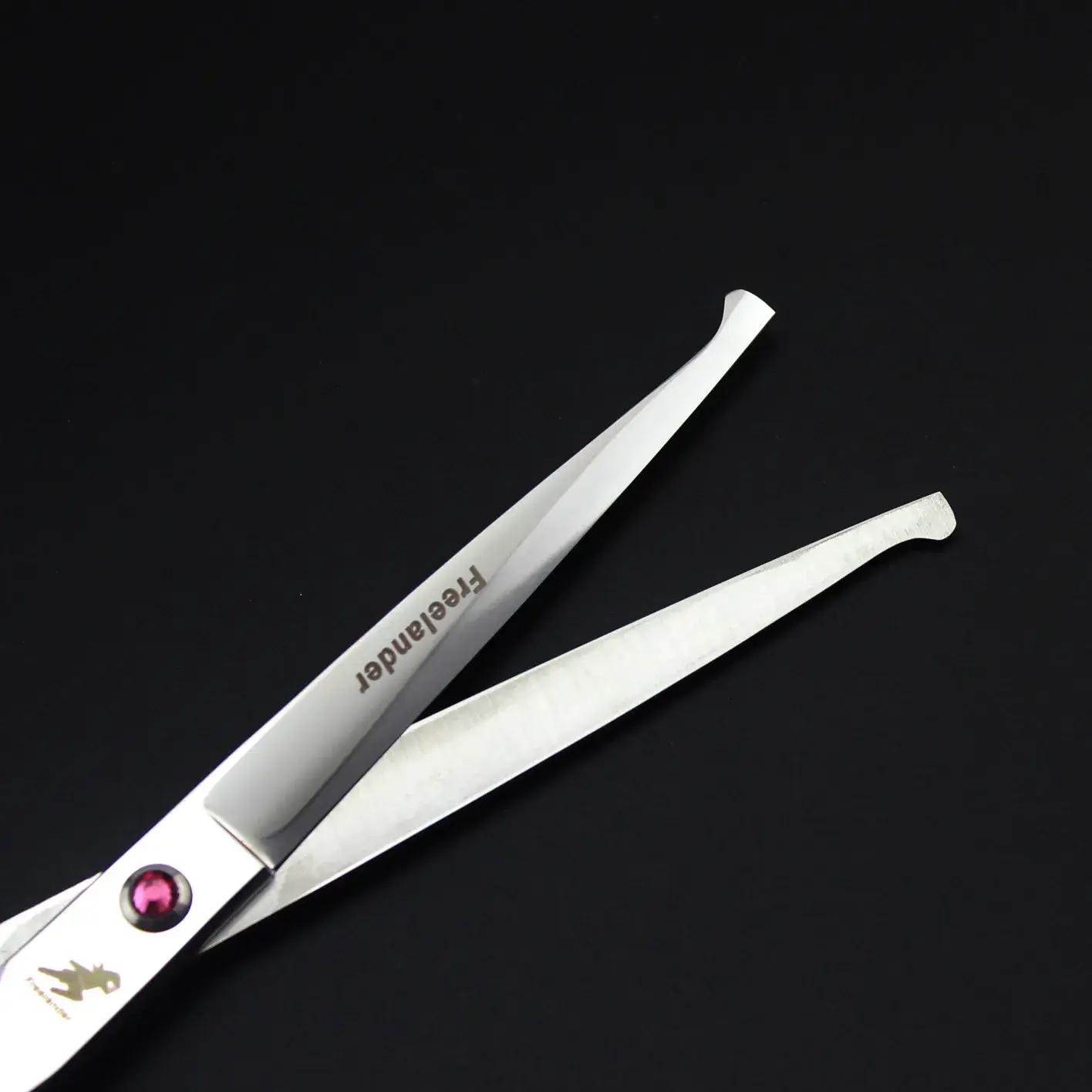 7 Inch Pet Hair Scissors Stainless Steel Straight Cut - Image 5