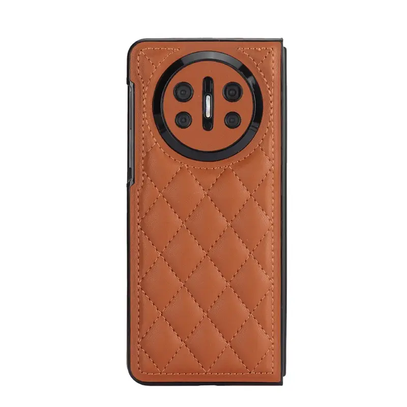 Quilted Light Blue Huawei Phone Case with Camera Protection