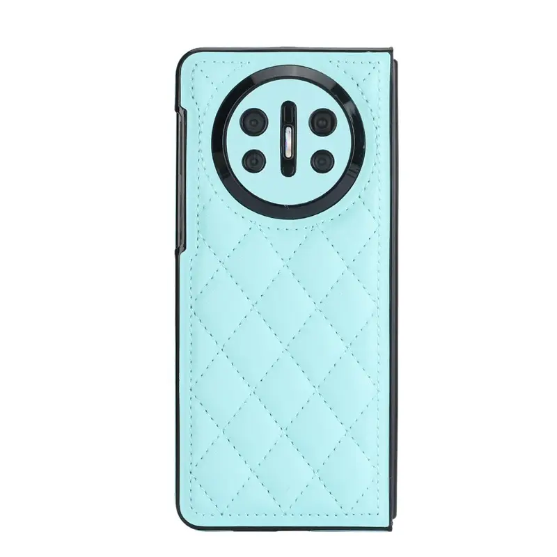 Quilted Light Blue Huawei Phone Case with Camera Protection