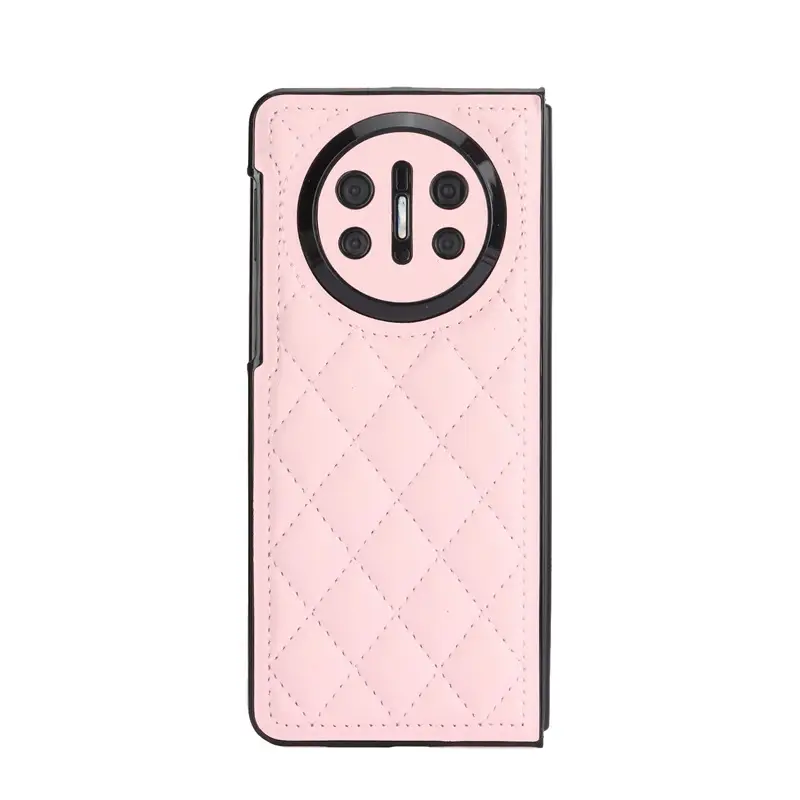 Quilted Light Blue Huawei Phone Case with Camera Protection