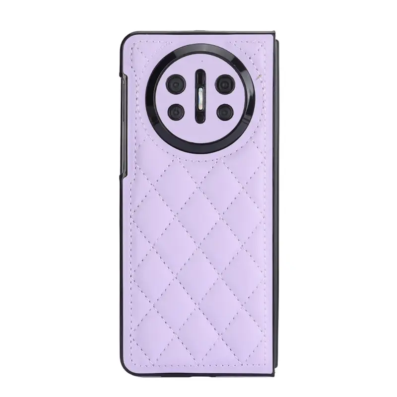 Quilted Light Blue Huawei Phone Case with Camera Protection
