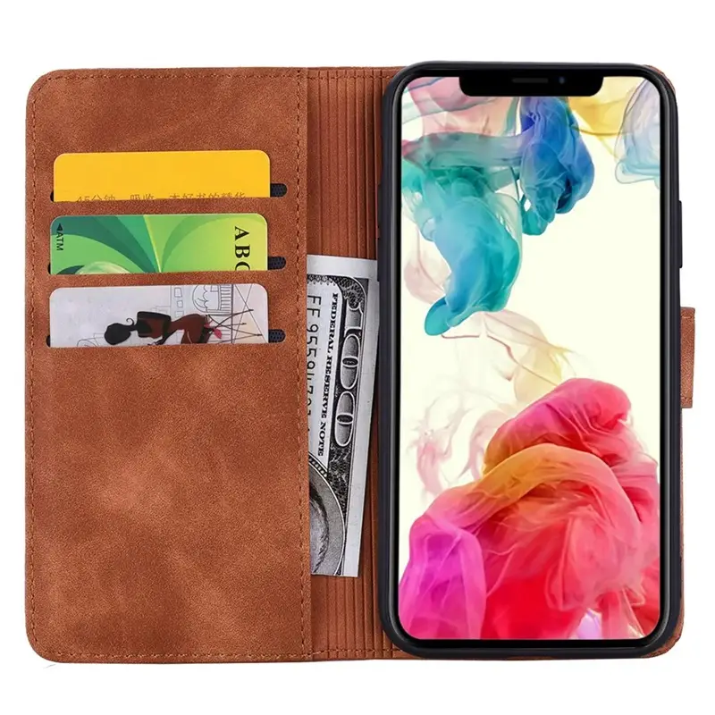 Black Sunflower Embossed Leather iPhone 16 Case - Image 10
