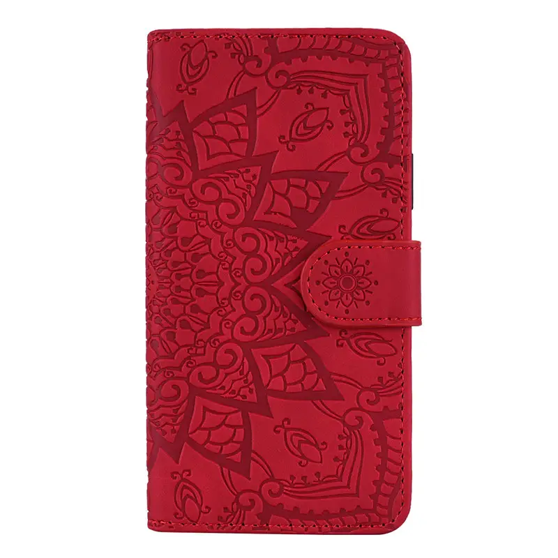 Black Sunflower Embossed Leather iPhone 16 Case - Image 2