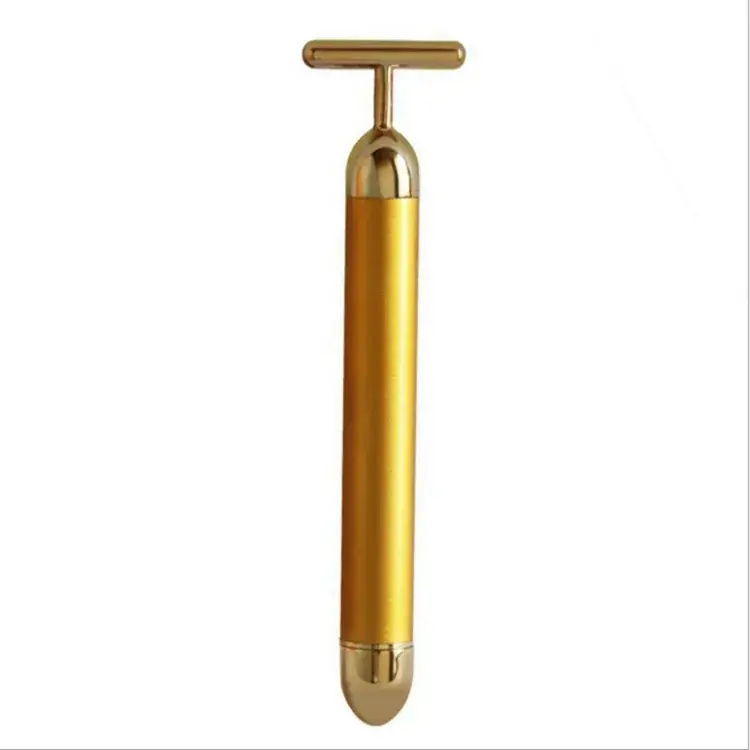 Electric V-Shape Face Massage Gold Stick Device - Image 5
