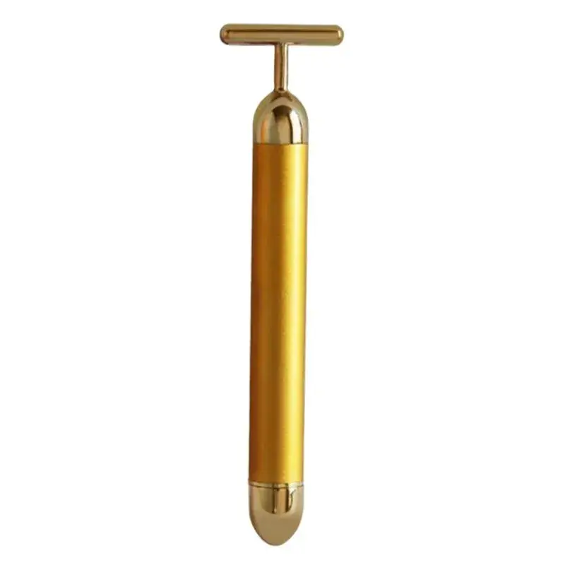 Electric V-Shape Face Massage Gold Stick Device
