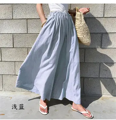 2026 Linen Wide-Leg Pants Summer Women - Image 10