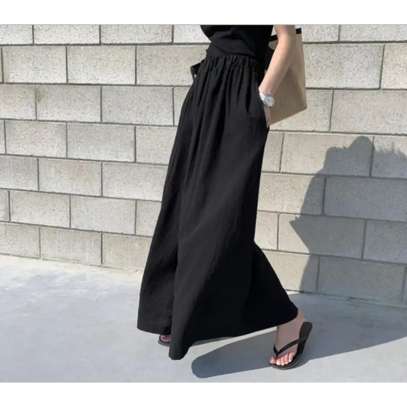 2026 Linen Wide-Leg Pants Summer Women - Image 3