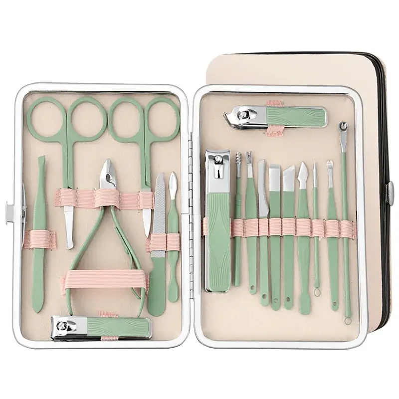 Customized 18-Piece Nail Care Set for Men - Image 4