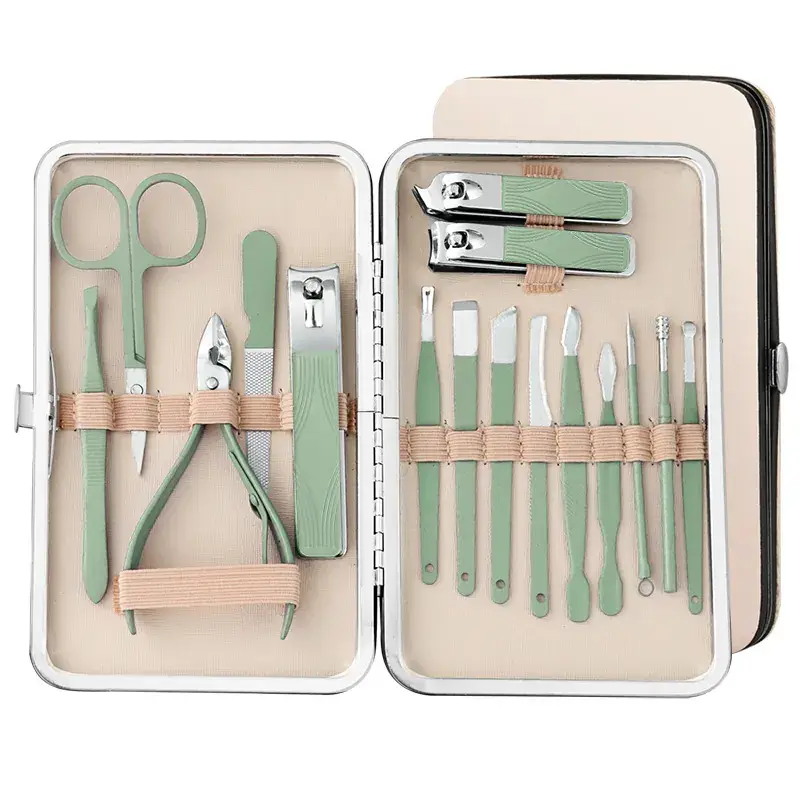 Customized 18-Piece Nail Care Set for Men - Image 3