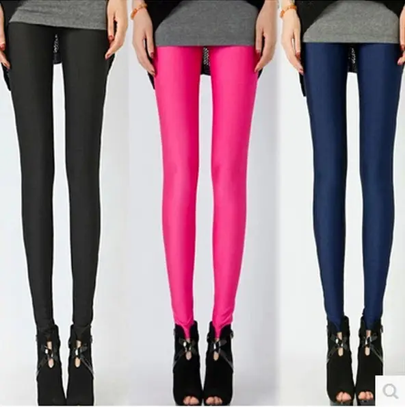 Women's Long-Term Spot Spring & Autumn High-Elastic Candy Pants Slim Fit - Image 4