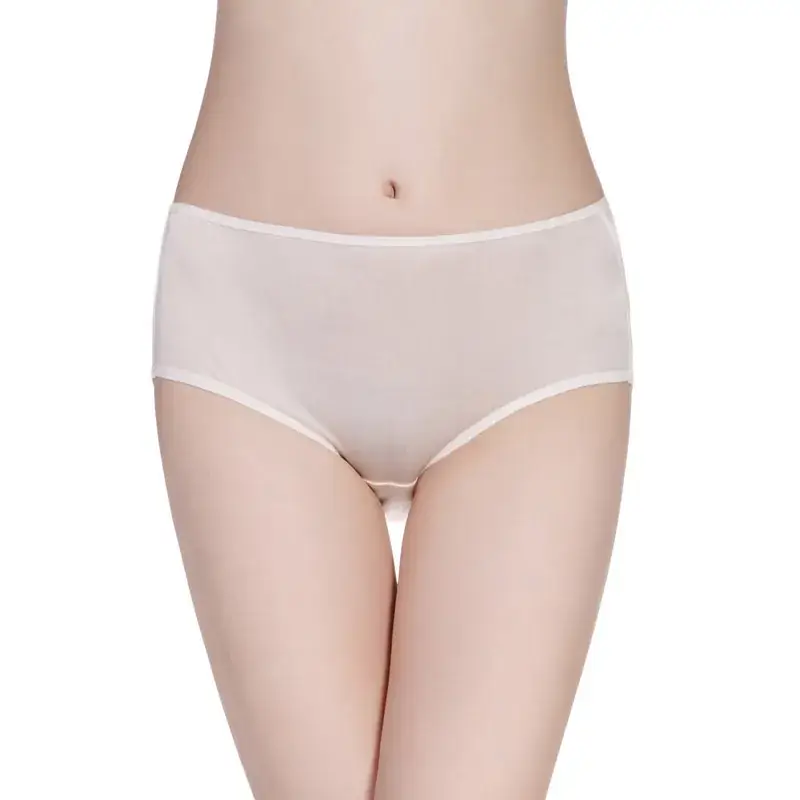 Wholesale Japanese Silk Women's Mid Waist Underwear