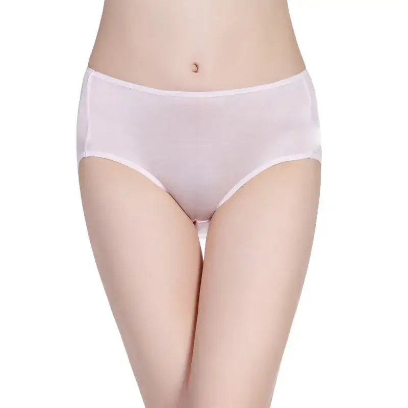 Wholesale Japanese Silk Women's Mid Waist Underwear