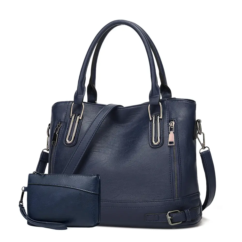 Women's Brown Leather Shoulder Bag Large Capacity 2024 - Image 7