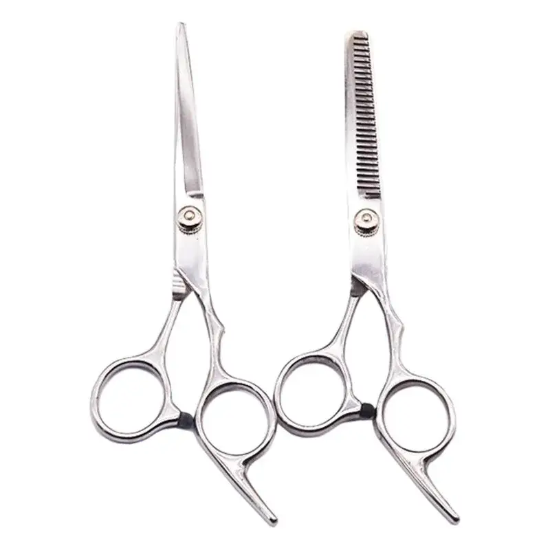 Inclined Hair Scissors White Screws Set