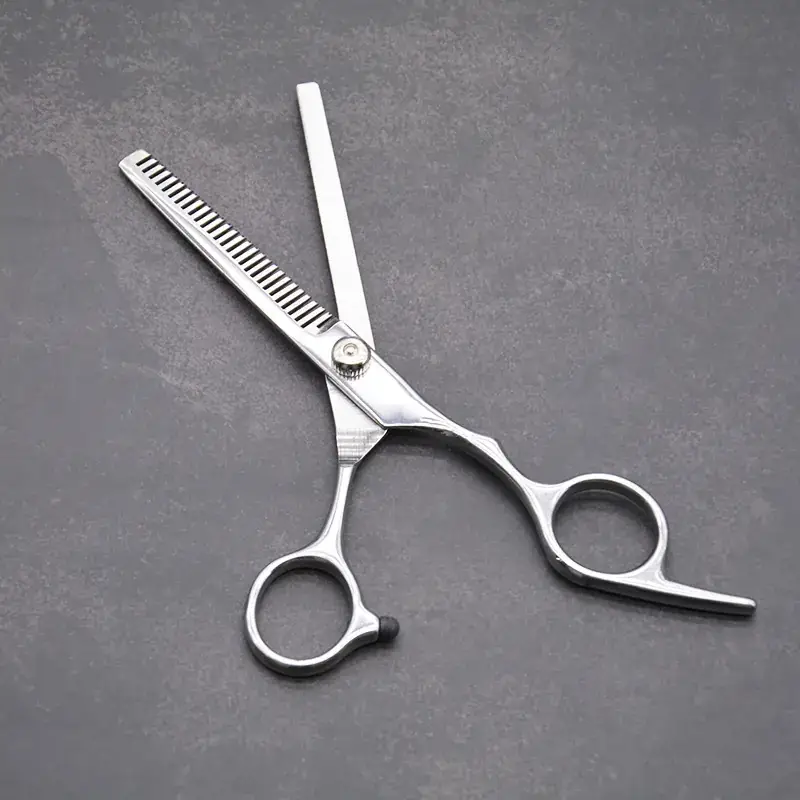 Inclined Hair Scissors White Screws Set — feature 3