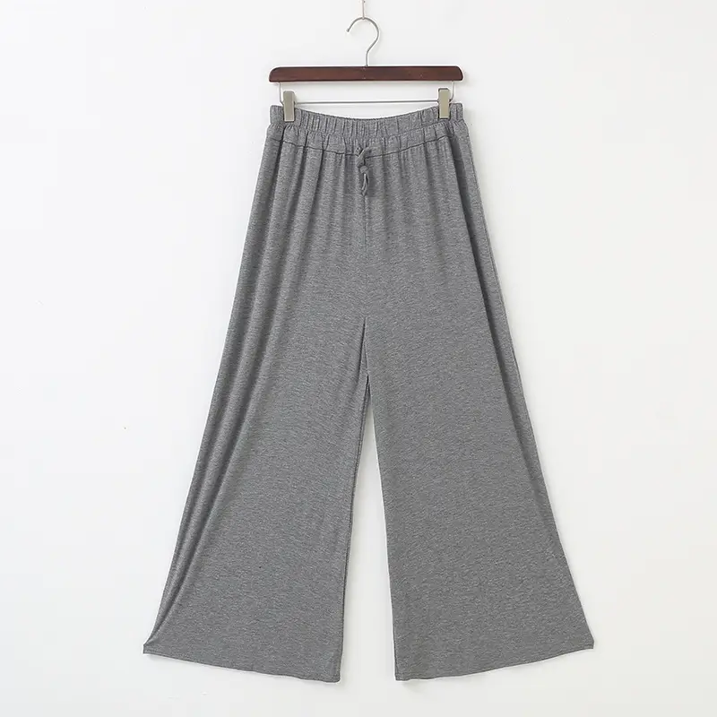 Black Wide Leg Pants Women Summer Casual High Waist — feature 23