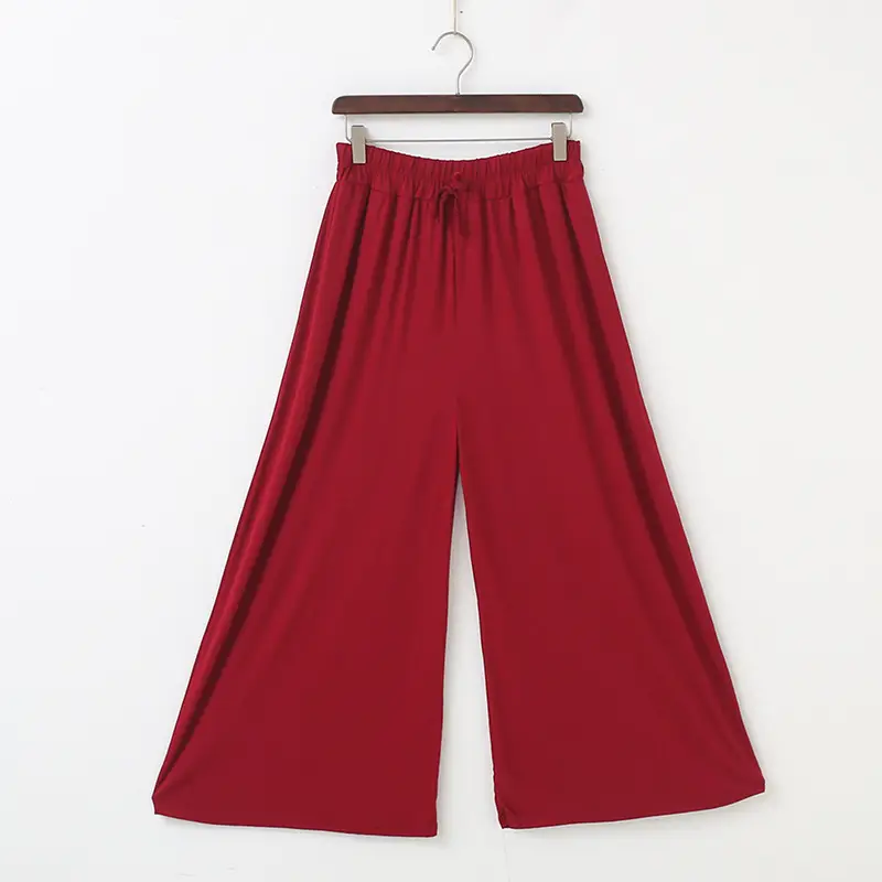 Black Wide Leg Pants Women Summer Casual High Waist — feature 24