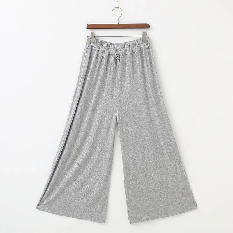 Black Wide Leg Pants Women Summer Casual High Waist - Image 5