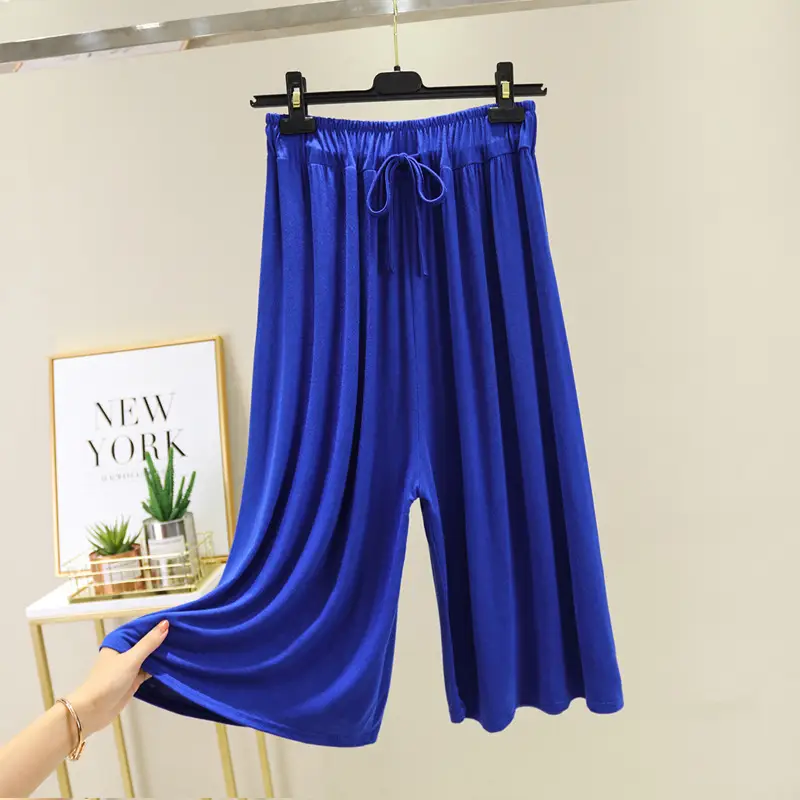 Black Wide Leg Pants Women Summer Casual High Waist - Image 7
