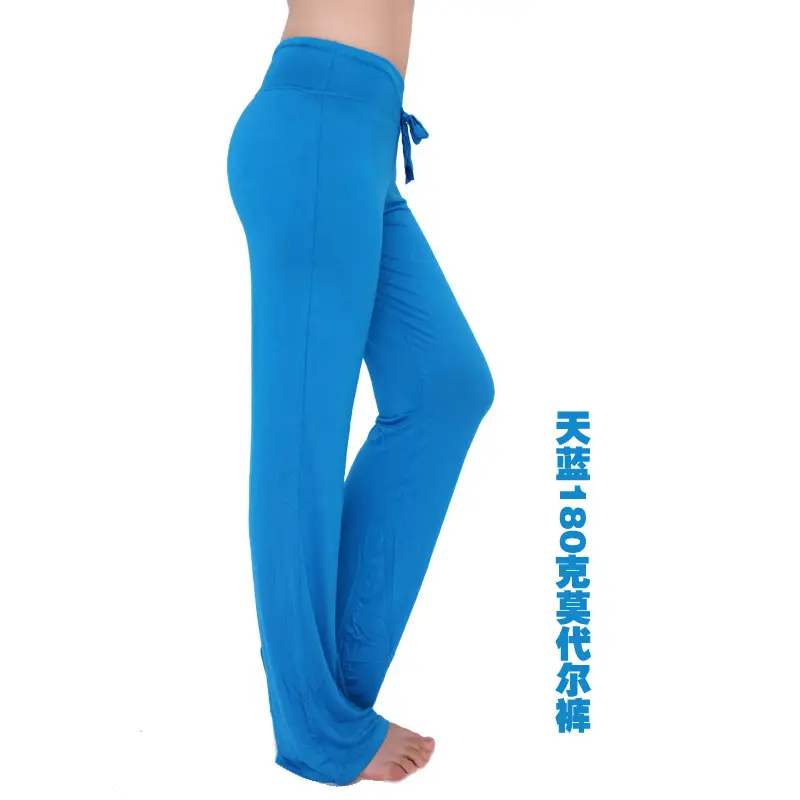 Blue Yoga Pants Slim Fit Large Size - Image 7